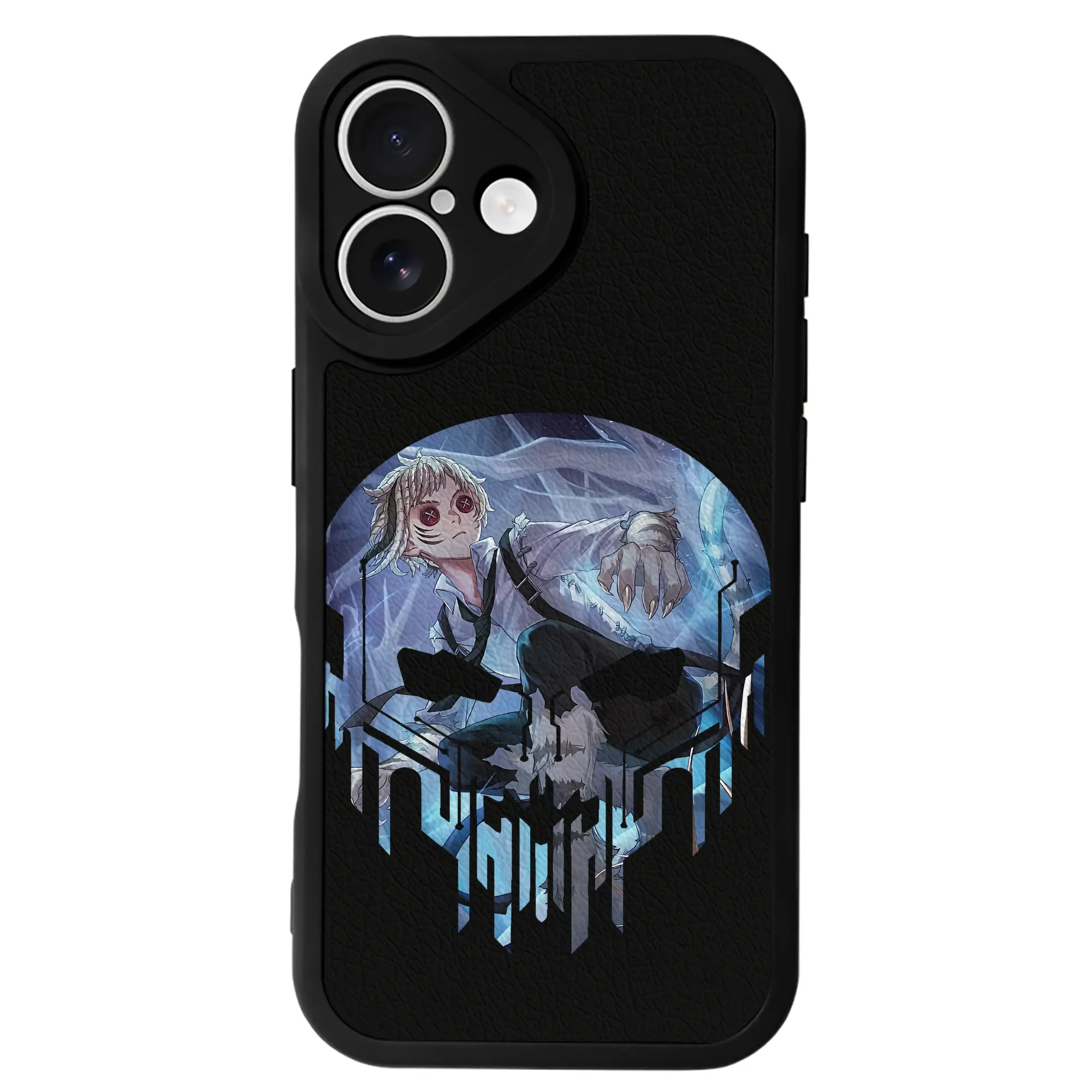 文豪ストレイドッグス グッズ,中島敦 - IPhone 16シリーズ対応 ・ シリコンスマホケース ・ レザー調 ・ 高精度フィット ・ 耐衝撃 ・ ワイヤレス充電対応 ・ 精密カット